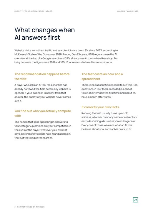 Get your business mentioned by AI tools, page 3