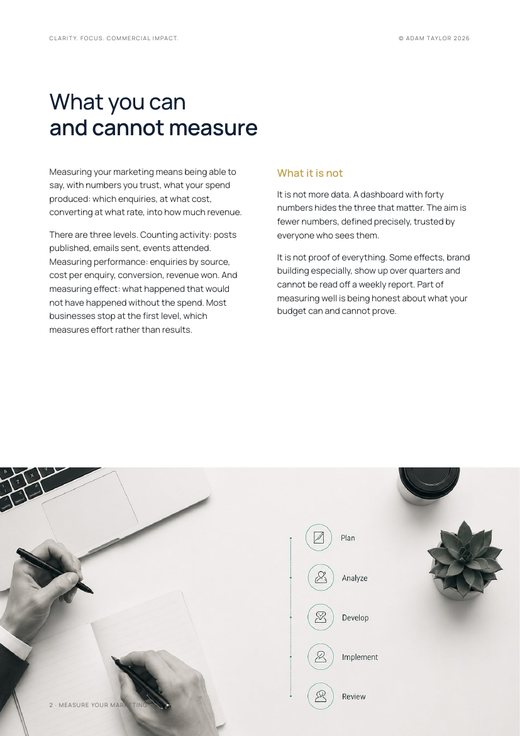 Measure your marketing, page 2