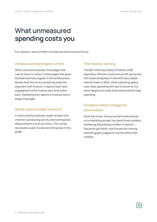 Measure your marketing, page 3