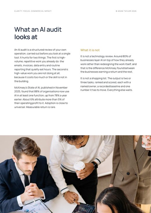 Run an AI audit on your business, page 2