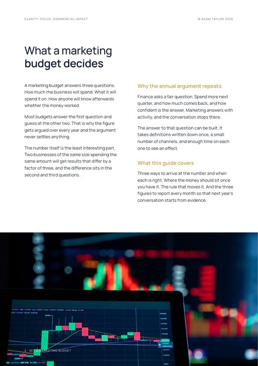 Set a marketing budget, page 2