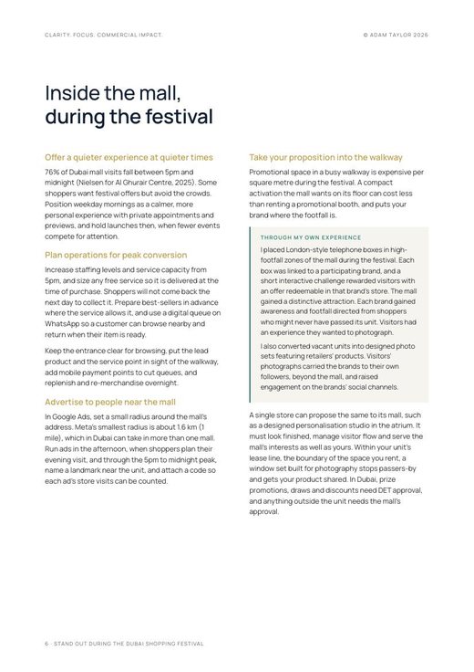 Stand out during the Dubai Shopping Festival, page 6