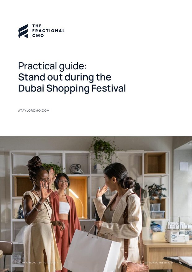 Stand out during the Dubai Shopping Festival, practical guide cover